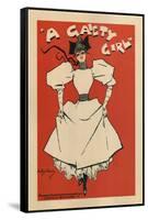 Poster for the Musical Comedy a Gaiety Girl by Sidney Jones, 1895-Dudley Hardy-Framed Stretched Canvas