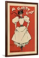 Poster for the Musical Comedy a Gaiety Girl by Sidney Jones, 1895-Dudley Hardy-Framed Giclee Print