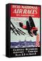 Poster for the National Air Races at the Curtiss-Reynolds Airport, Chicago, 1930-null-Framed Stretched Canvas