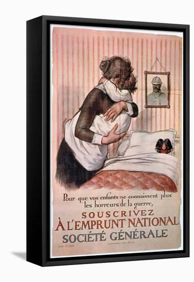 Poster for the National Loan, 1st World War, France-Georges Redon-Framed Stretched Canvas