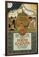 Poster for the New Bavaria Brewery, 1896-Ivan Bilibin-Framed Giclee Print