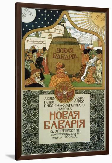 Poster for the New Bavaria Brewery, 1896-Ivan Bilibin-Framed Giclee Print