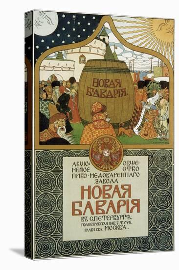 Poster for the New Bavaria Brewery, 1896-Ivan Bilibin-Stretched Canvas