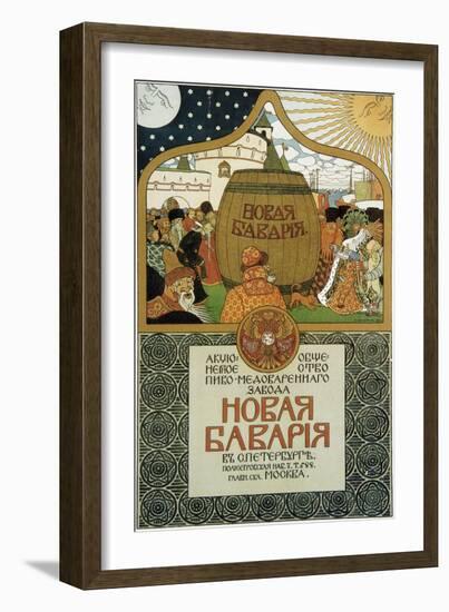 Poster for the New Bavaria Brewery, 1896-Ivan Bilibin-Framed Giclee Print