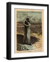 Poster for the Oper Louise by Gustave Charpentier, 1900-Georges Antoine Rochegrosse-Framed Giclee Print