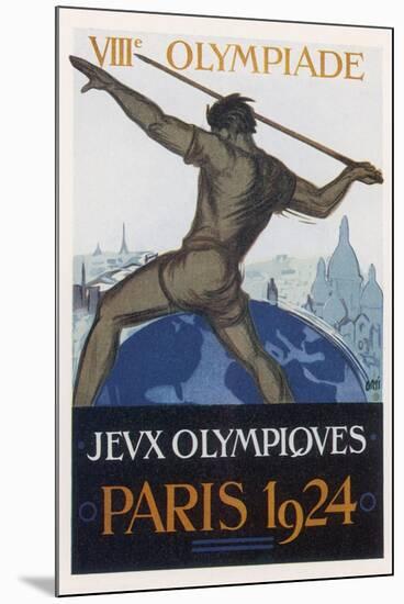 Poster for the Paris Olympiad-Orsi-Mounted Photographic Print