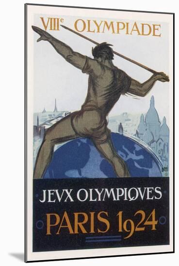 Poster for the Paris Olympiad-Orsi-Mounted Photographic Print