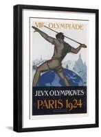 Poster for the Paris Olympiad-Orsi-Framed Premium Photographic Print