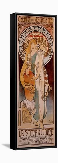 Poster for the Piece “” La Samaritaine”” by Edmond Rostand Performed by Henriette Rosine Bernard Di-Alphonse Marie Mucha-Framed Stretched Canvas