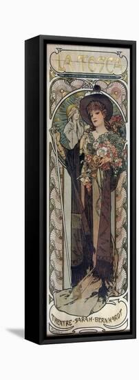 Poster for the Play La Tosca by Victorien Sardou, 1899-Alphonse Mucha-Framed Stretched Canvas
