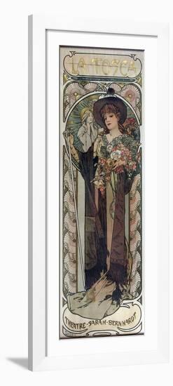 Poster for the Play La Tosca by Victorien Sardou, 1899-Alphonse Mucha-Framed Giclee Print