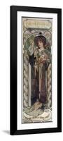 Poster for the Play La Tosca by Victorien Sardou, 1899-Alphonse Mucha-Framed Giclee Print