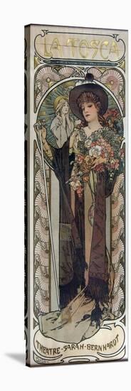 Poster for the Play La Tosca by Victorien Sardou, 1899-Alphonse Mucha-Stretched Canvas