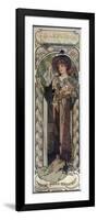 Poster for the Play La Tosca by Victorien Sardou, 1899-Alphonse Mucha-Framed Giclee Print