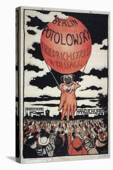 Poster for the Potolowsky Glove Manufacturer, 1897-Emil Orlik-Stretched Canvas