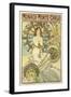 Poster for the Railway Company 'Chemin De Fers P.L.M.', 1897-Alphonse Mucha-Framed Giclee Print