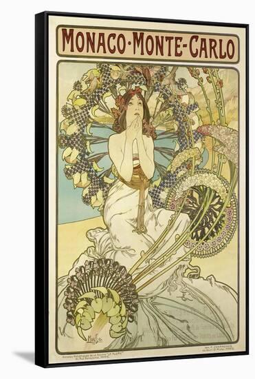 Poster for the Railway Company 'Chemin De Fers P.L.M.', 1897-Alphonse Mucha-Framed Stretched Canvas