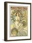 Poster for the Railway Company 'Chemin De Fers P.L.M.', 1897-Alphonse Mucha-Framed Giclee Print