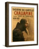 Poster for the Saison Russe At the Theatre Du Chatelet-null-Framed Giclee Print