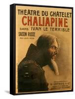 Poster for the Saison Russe At the Theatre Du Chatelet-null-Framed Stretched Canvas