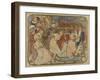 Poster for the Show "Les Amants"-Alphonse Mucha-Framed Giclee Print