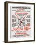 Poster for the Theate Play Mystery-Bouffe by Vladimir Mayakovsky, 1918-null-Framed Giclee Print