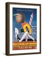 Poster for the Venice Biennial-Jacob-Philippe Hackert-Framed Giclee Print