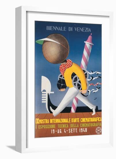 Poster for the Venice Biennial-Jacob-Philippe Hackert-Framed Giclee Print