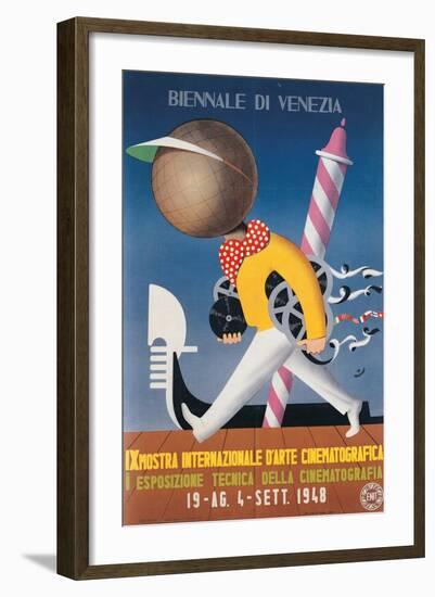 Poster for the Venice Biennial-Jacob-Philippe Hackert-Framed Giclee Print