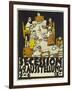 Poster for the Vienna Secession, 49th Exhibition, 1918-Egon Schiele-Framed Premium Giclee Print