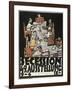 Poster for the Vienna Secession, 49th Exhibition, Die Freunde, 1918-Egon Schiele-Framed Giclee Print