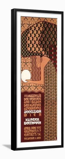 Poster for the Vienna Secession Exhibition, 1902-Alfred Roller-Framed Premium Giclee Print