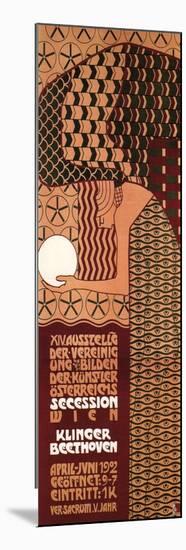 Poster for the Vienna Secession Exhibition, 1902-Alfred Roller-Mounted Premium Giclee Print