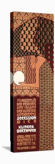 Poster for the Vienna Secession Exhibition, 1902-Alfred Roller-Stretched Canvas