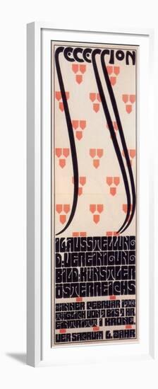 Poster for the Vienna Secession Exhibition, 1903-Alfred Roller-Framed Premium Giclee Print