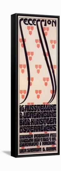 Poster for the Vienna Secession Exhibition, 1903-Alfred Roller-Framed Stretched Canvas