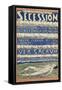 Poster for the Vienna Secession Exhibition, 1904 (Gouache)-Ferdinand Hodler-Framed Stretched Canvas