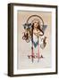 Poster for the Young Women's Christian Association YWCA in Csech Republic (Lithography, 1922)-Alphonse Marie Mucha-Framed Giclee Print