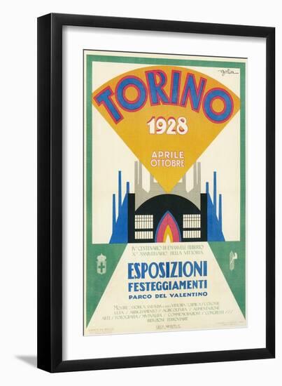 Poster for Torina Fair, 1928-null-Framed Art Print