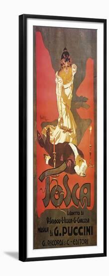 Poster for Tosca, Opera-Giacomo Puccini-Framed Giclee Print