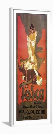 Poster for Tosca, Opera-Giacomo Puccini-Framed Giclee Print