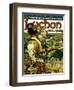 Poster for Trains to Luchon, France, 1895-Alphonse Mucha-Framed Giclee Print