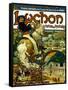 Poster for Trains to Luchon, France, 1895-Alphonse Mucha-Framed Stretched Canvas