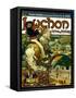 Poster for Trains to Luchon, France, 1895-Alphonse Mucha-Framed Stretched Canvas