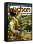 Poster for Trains to Luchon, France, 1895-Alphonse Mucha-Framed Stretched Canvas