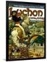 Poster for Trains to Luchon, France, 1895-Alphonse Mucha-Framed Giclee Print