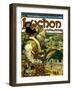 Poster for Trains to Luchon, France, 1895-Alphonse Mucha-Framed Giclee Print