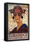Poster for Turandot, Opera-Giacomo Puccini-Framed Stretched Canvas