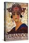 Poster for Turandot, Opera-Giacomo Puccini-Stretched Canvas