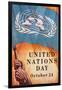 Poster for United Nations Day-null-Framed Art Print